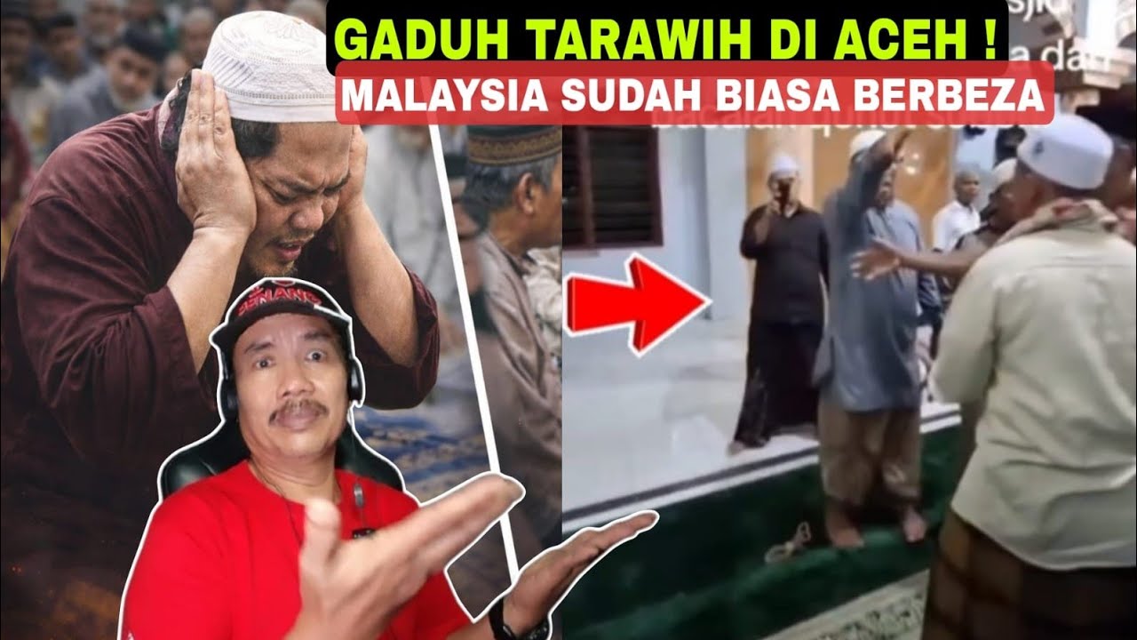 VIRAL❗JEMAAH TARAWIH ACEH BERGADUH GARA-GARA BEZA RAKAAT 😳