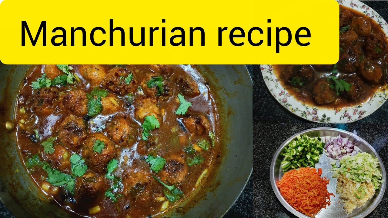Manchurian recipe 😋😋..(very tasty recipe)..Try this tasty recipe at home
