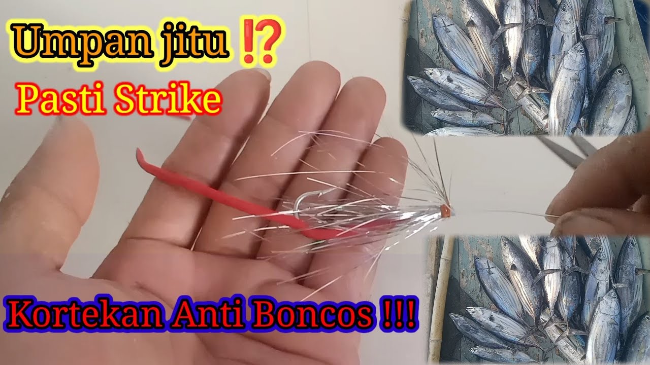 Cara Mudah Membuat Umpan Tonda Dari Karet Pentil Buat Mancing Ikan Beby Tuna Dan Ikan Cakalang