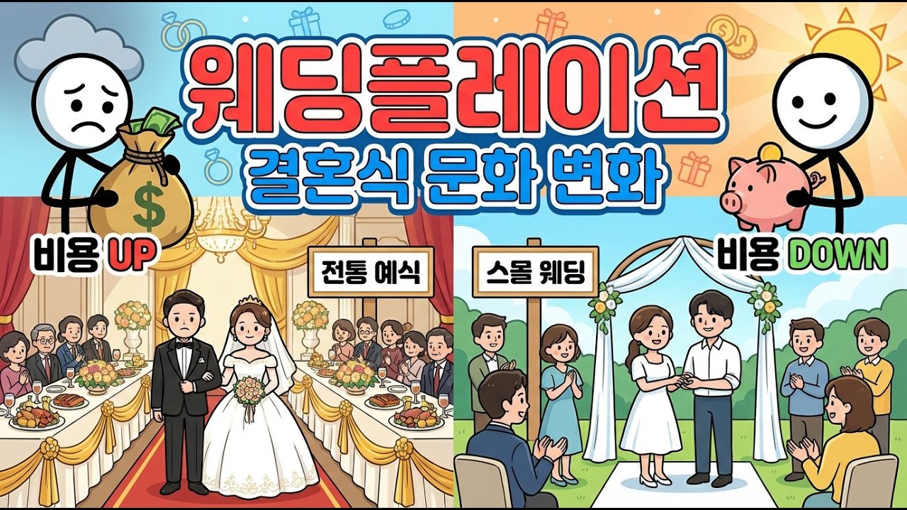 축의금 10만원도 눈치 보여..결혼식 문화가 이렇게 바뀌다니..!! 그 이유는..?