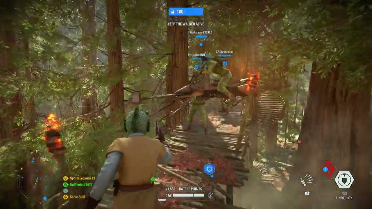 The Greatest Speeder Bike Play Ever!? Josh's Episode 5! (Star Wars Battlefront 2 - Galactic Assault)