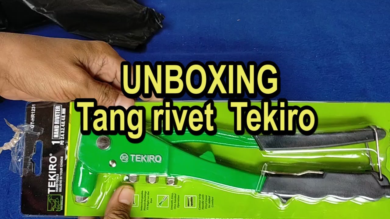 Unboxing Tang Rivet Tekiro
