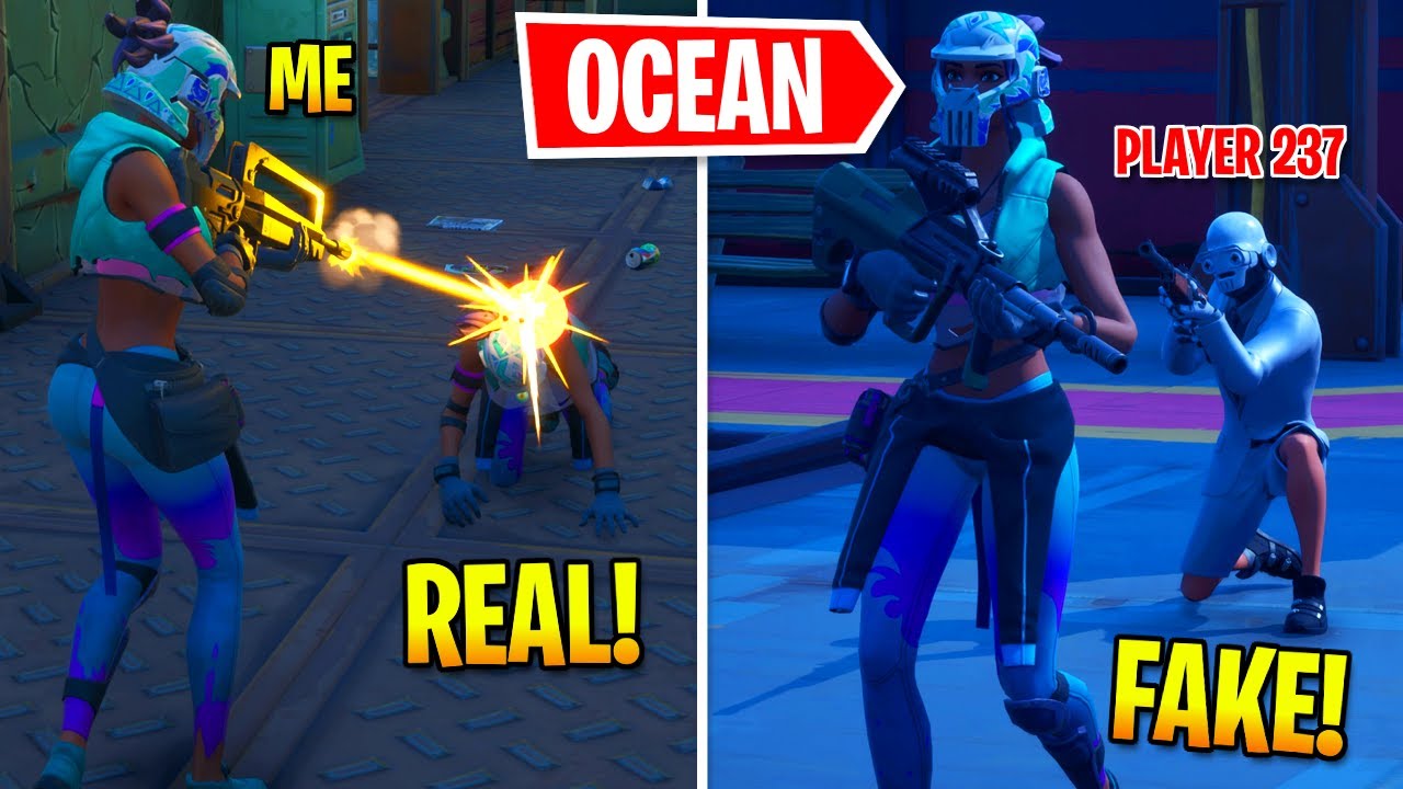 I Pretended To Be BOSS Ocean In Fortnite