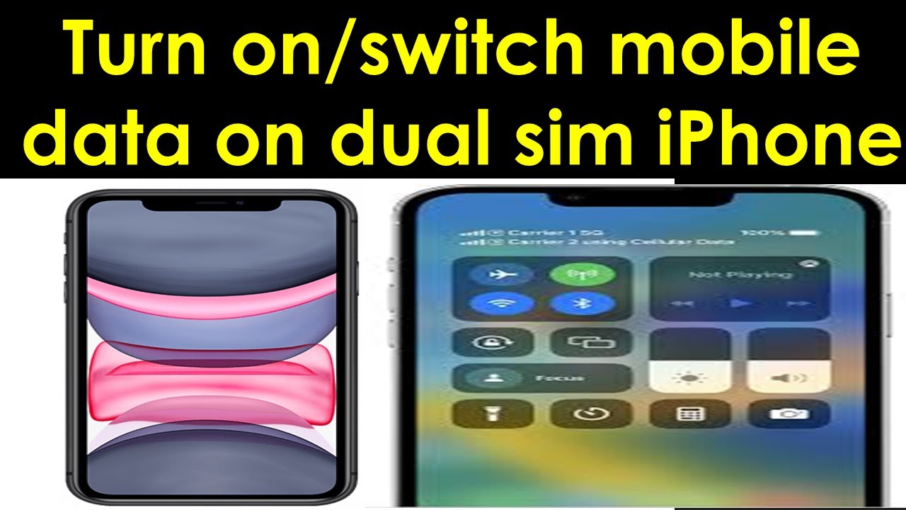 How to Turn on Mobile Data on Dual Sim iPhone? | How to Manage Cellular Data on iPhone | iPhone Tip