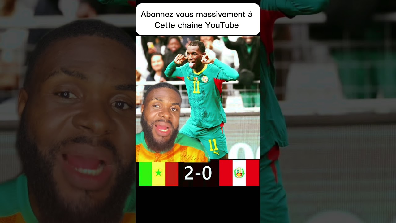S&eacute;n&eacute;gal 🇸🇳 2 - 0 P&eacute;rou 🇵🇪 : les champions d&rsquo;Afrique confirm&eacute;s qu&rsquo;ils sont dans la place  🥽