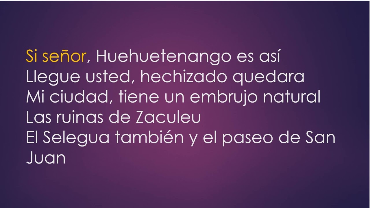 Canto a Mi Huehuetenango