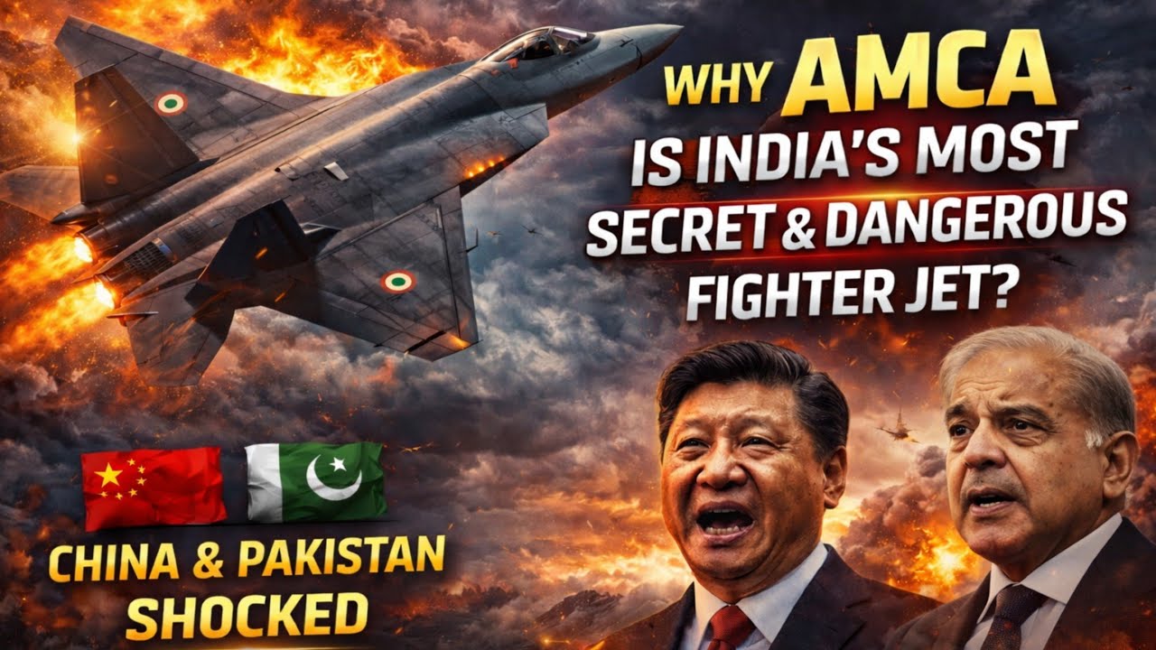 Why AMCA Is India’s Most Secret & Dangerous Fighter Jet ? | China & Pakistan Shocked