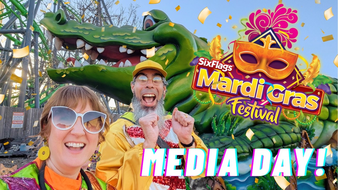 Six Flags Fiesta Texas Mardi Gras 2026!