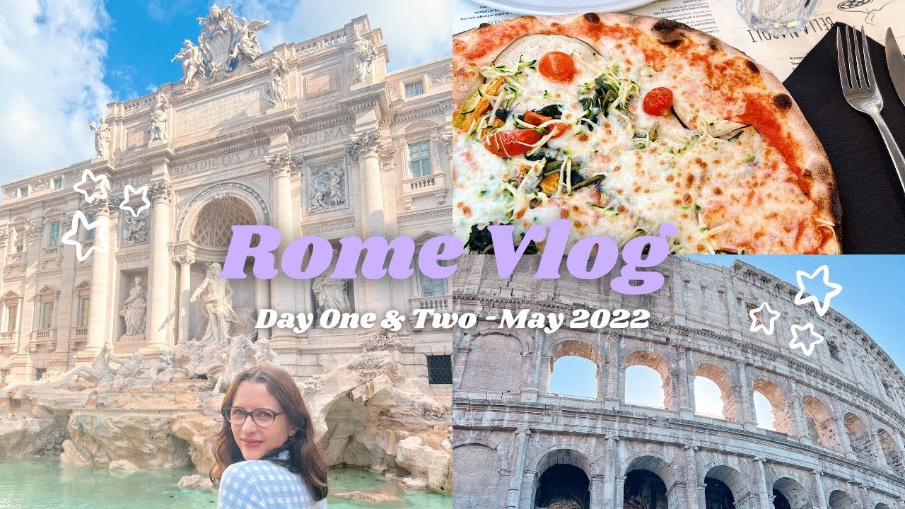 Rome Travel Vlog | Day 1 & 2 - Exploring the City, Eating Pizza & Gelato and Visiting the Colosseum