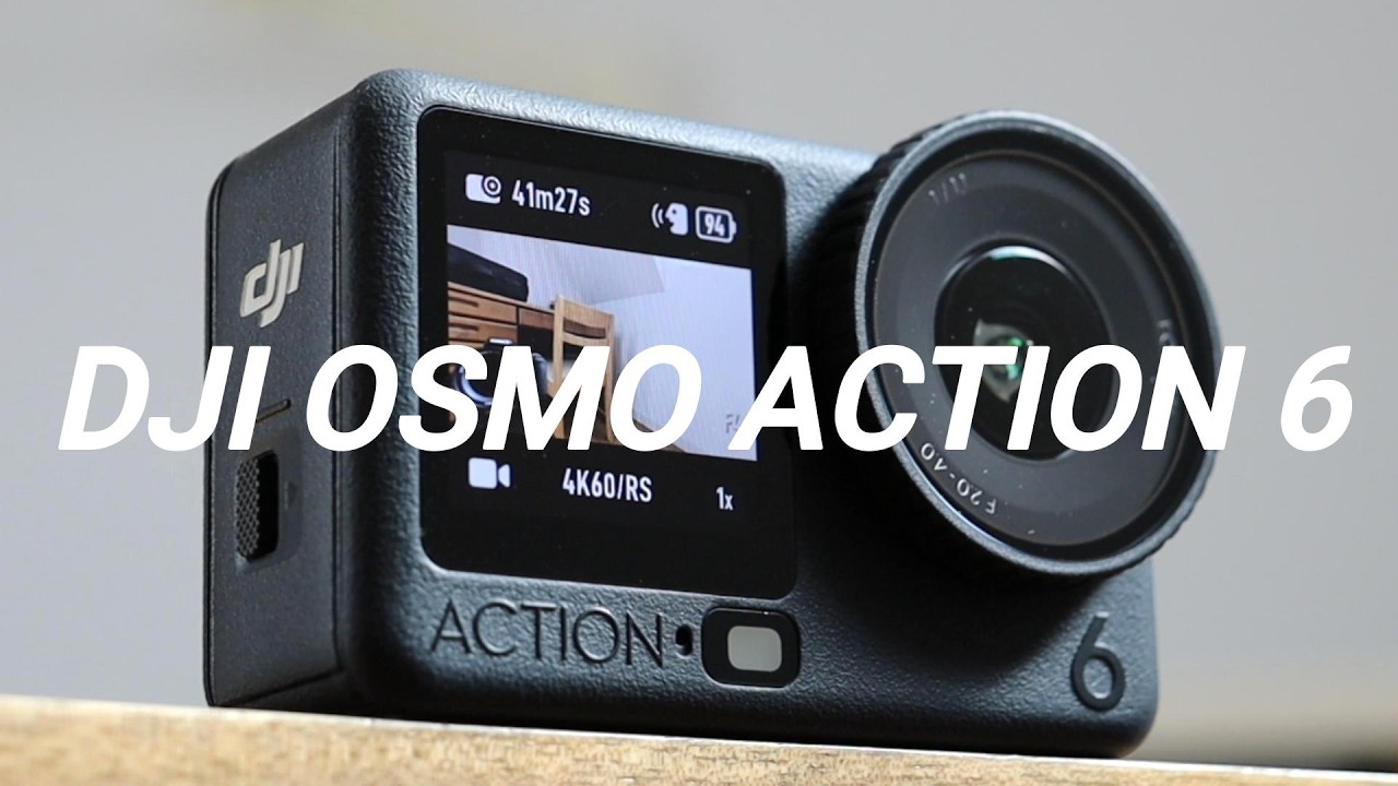 【DJI Osmo Action 6】基本操作＆ブレ補正機能と低照度撮影を試す。Introduction & Test Shooting