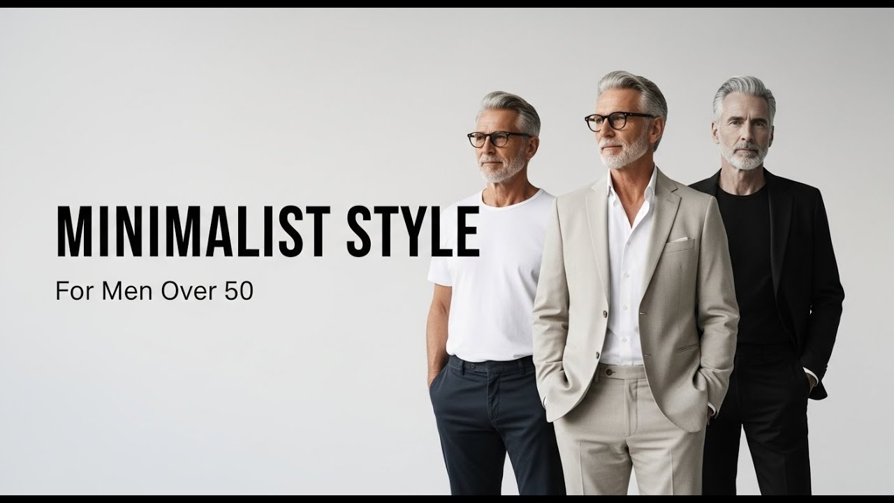 MINIMALIST STYLE: The Best Minimalist Fashion Trends for Men Over 50
