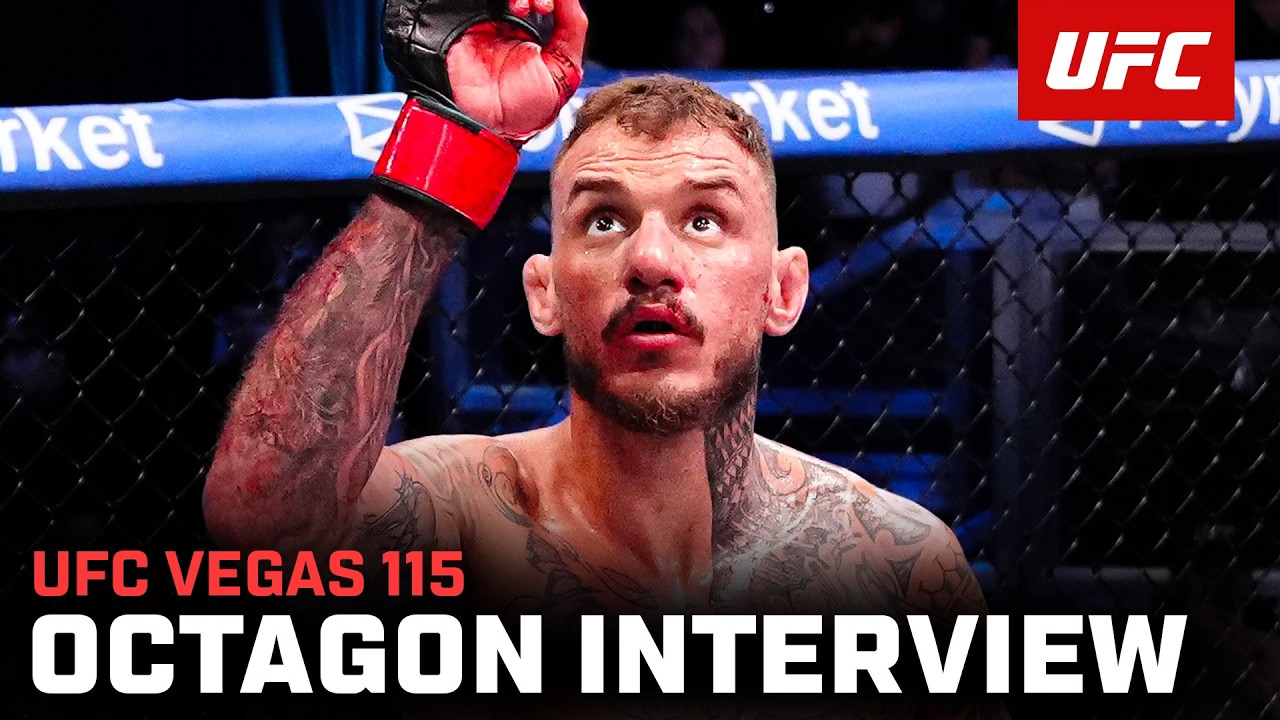 Интервью Ренато Мойкано в октагоне | UFC Вегас 115