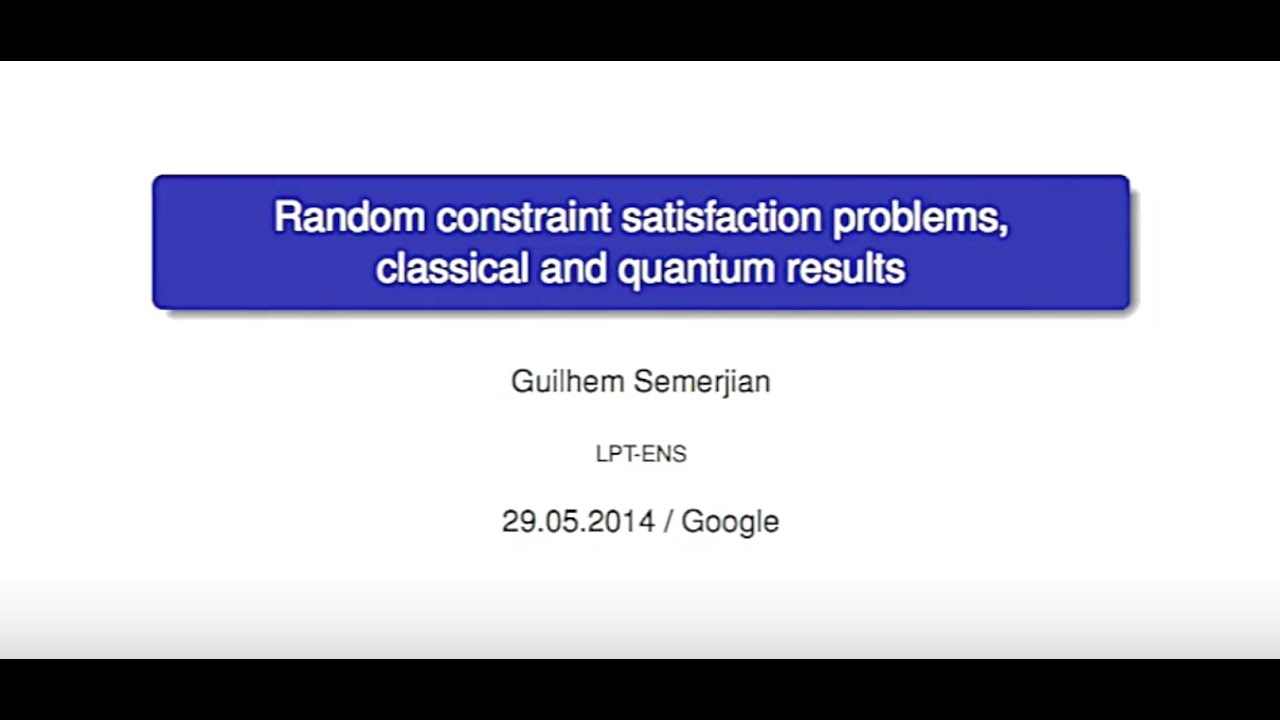 Guilhem Semerjian: 