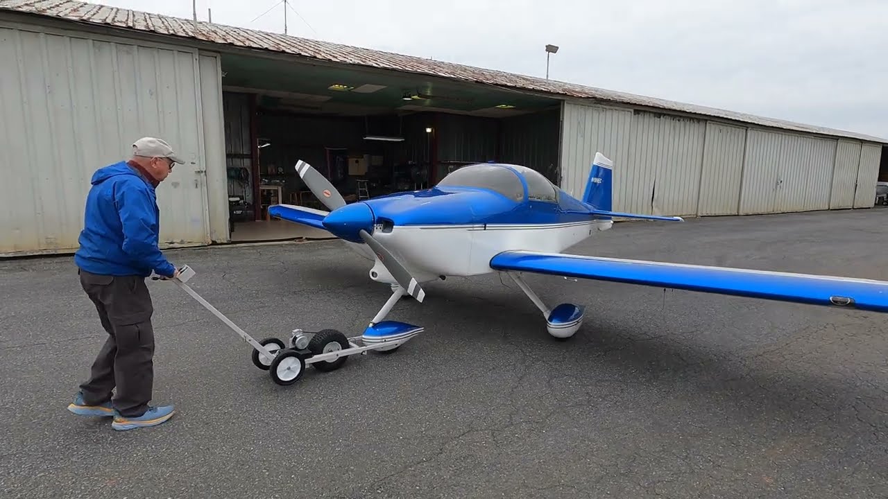 Vans RV-6A battery powered tug