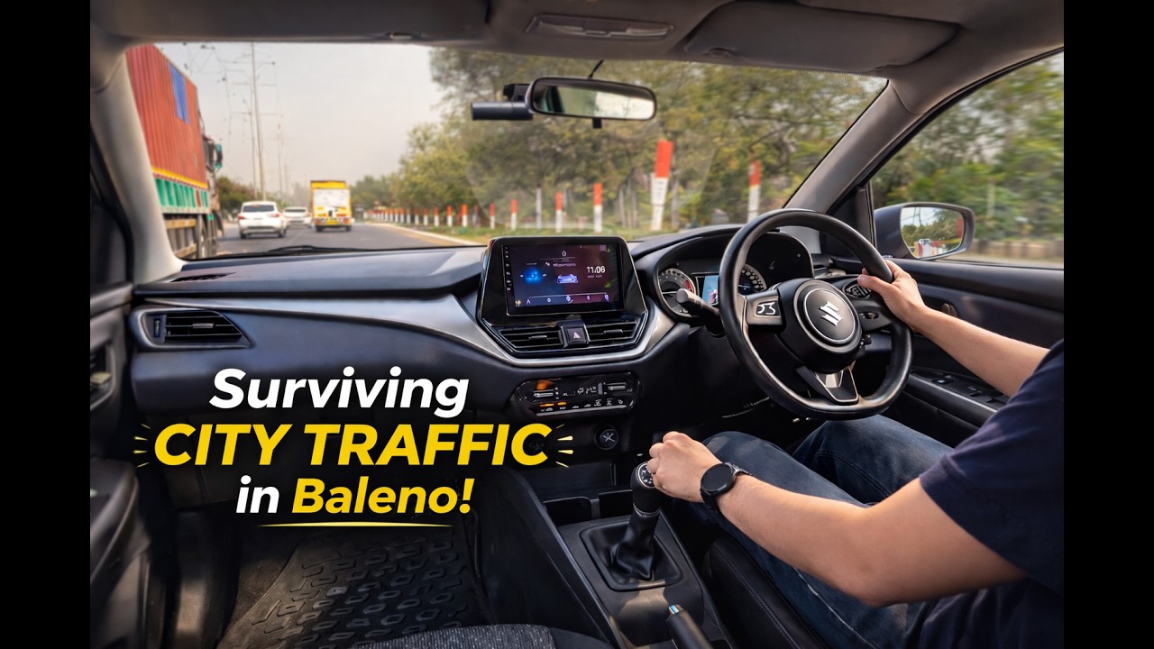 Surviving City Traffic in Baleno! 🚦🔥