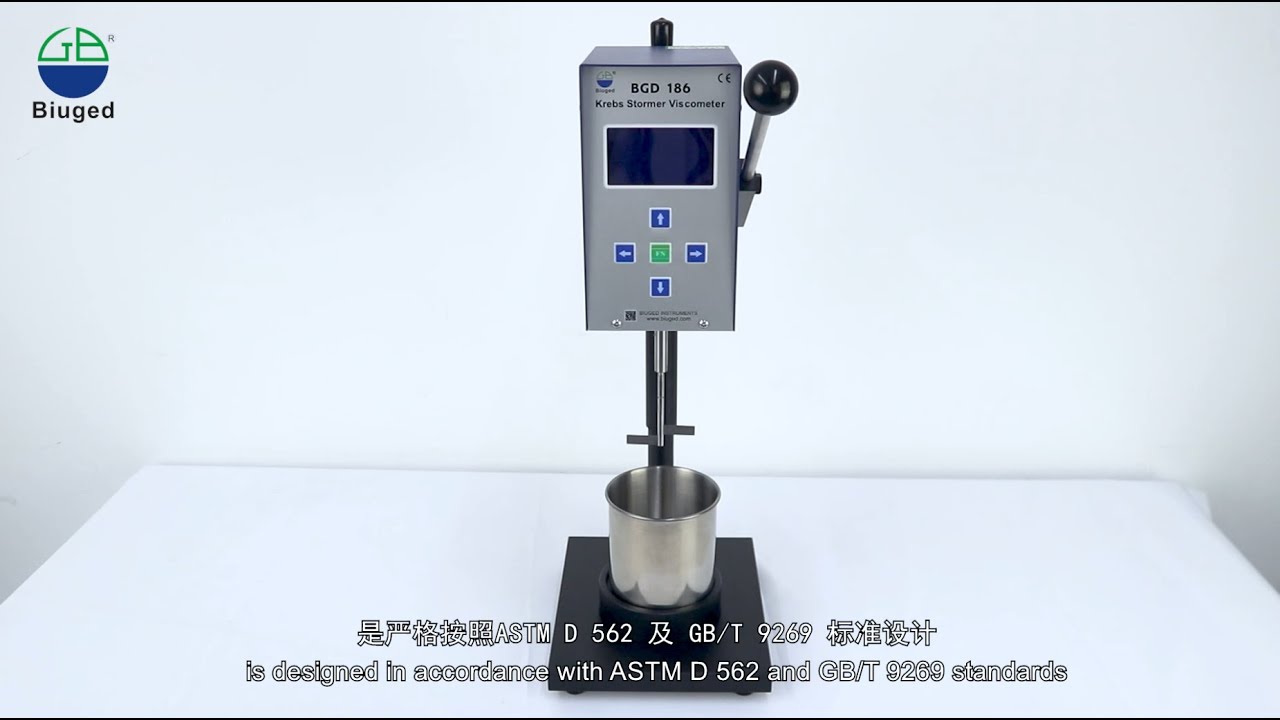 BGD 186 Intelligent Krebs Stormer Viscometer  (Introduction)