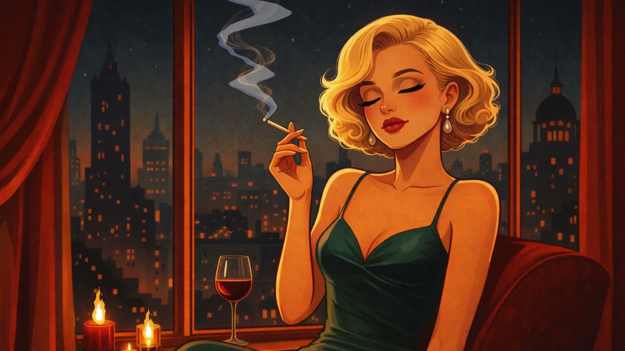 Soft Vintage Jazz – Calm Evening 1920s Ambience 1 Hour