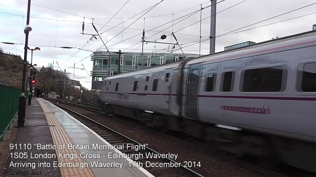 Special Liveried East Coast Class 91's at Edinburgh & Prestonpans: 17th & 20th December 2014