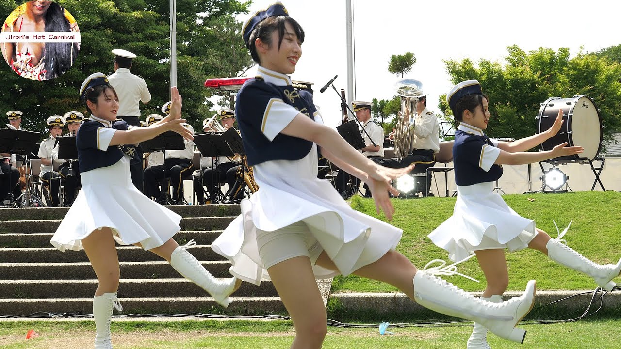 アイドルより可愛い茨城県警察カラーガード隊のブリン・バン・バン