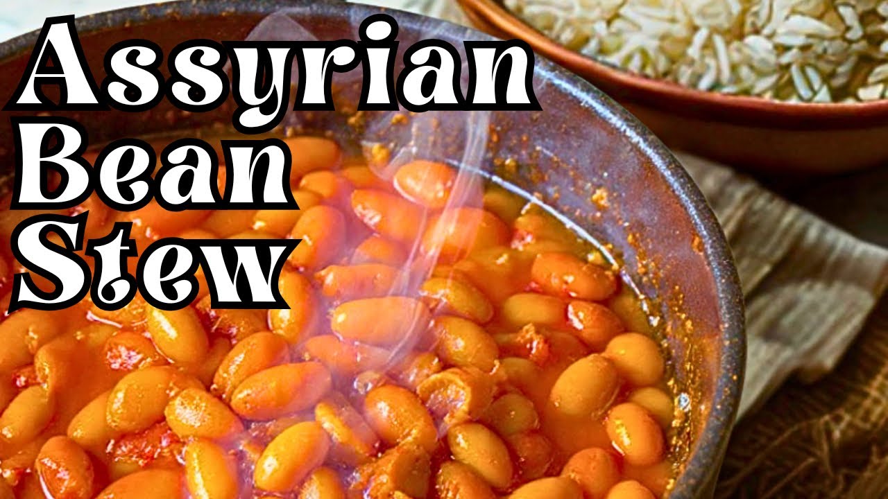 The Ultimate Assyrian White Bean Stew:(Masheh) How to Make Iraqi White Bean Stew from Scratch #food 