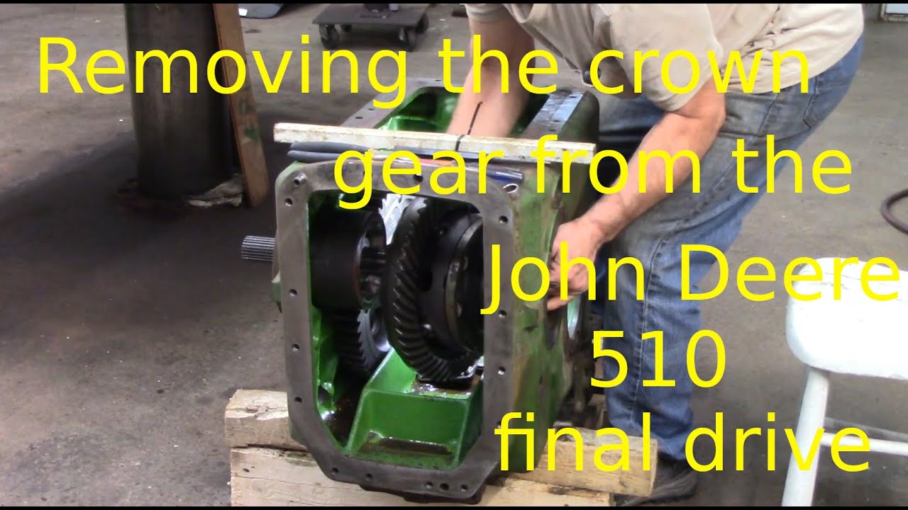 Ep 30  Dismantling the 510 final drive to get parts for the 710 final drive