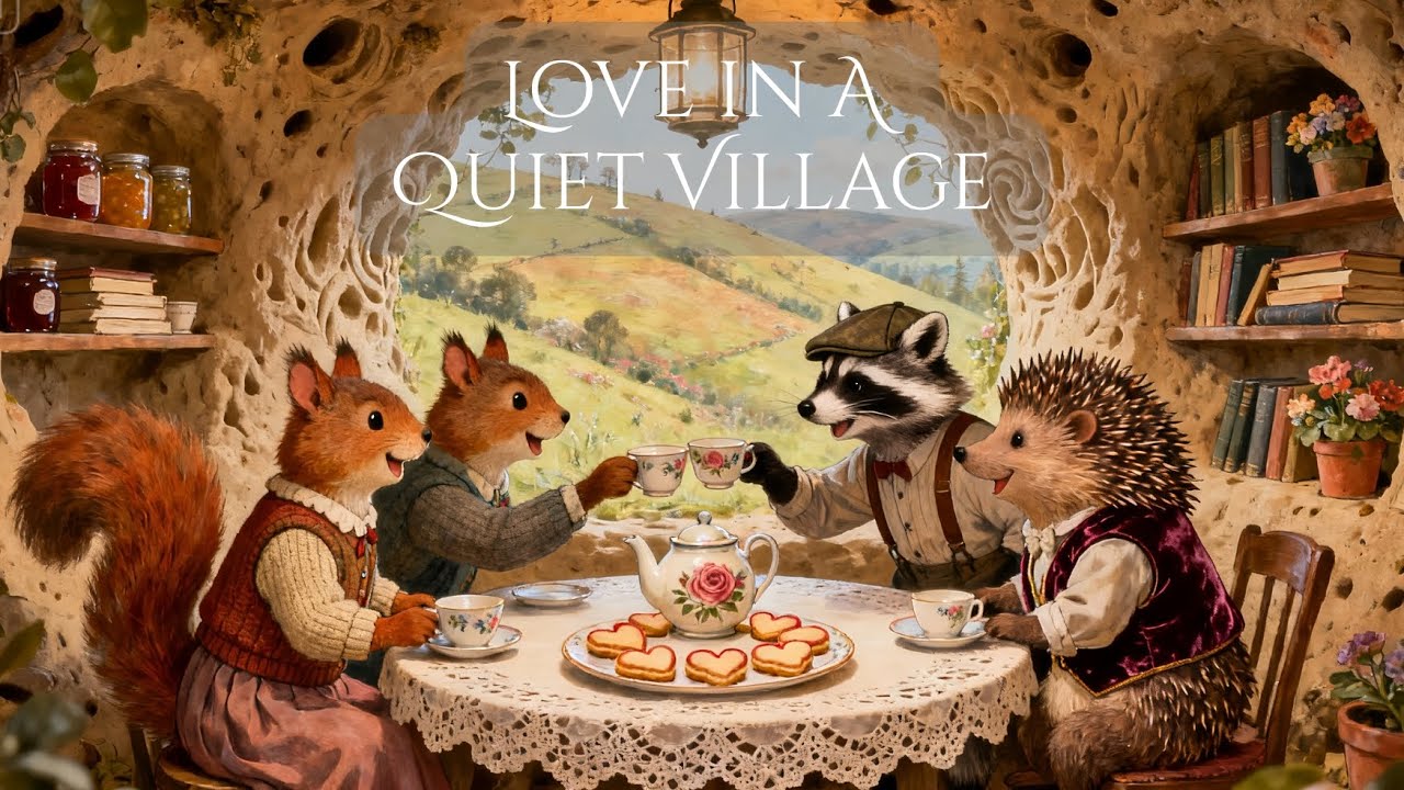 Valentine’s Day in a Quiet Village Playlist ❄️ Gentle Storybook Music