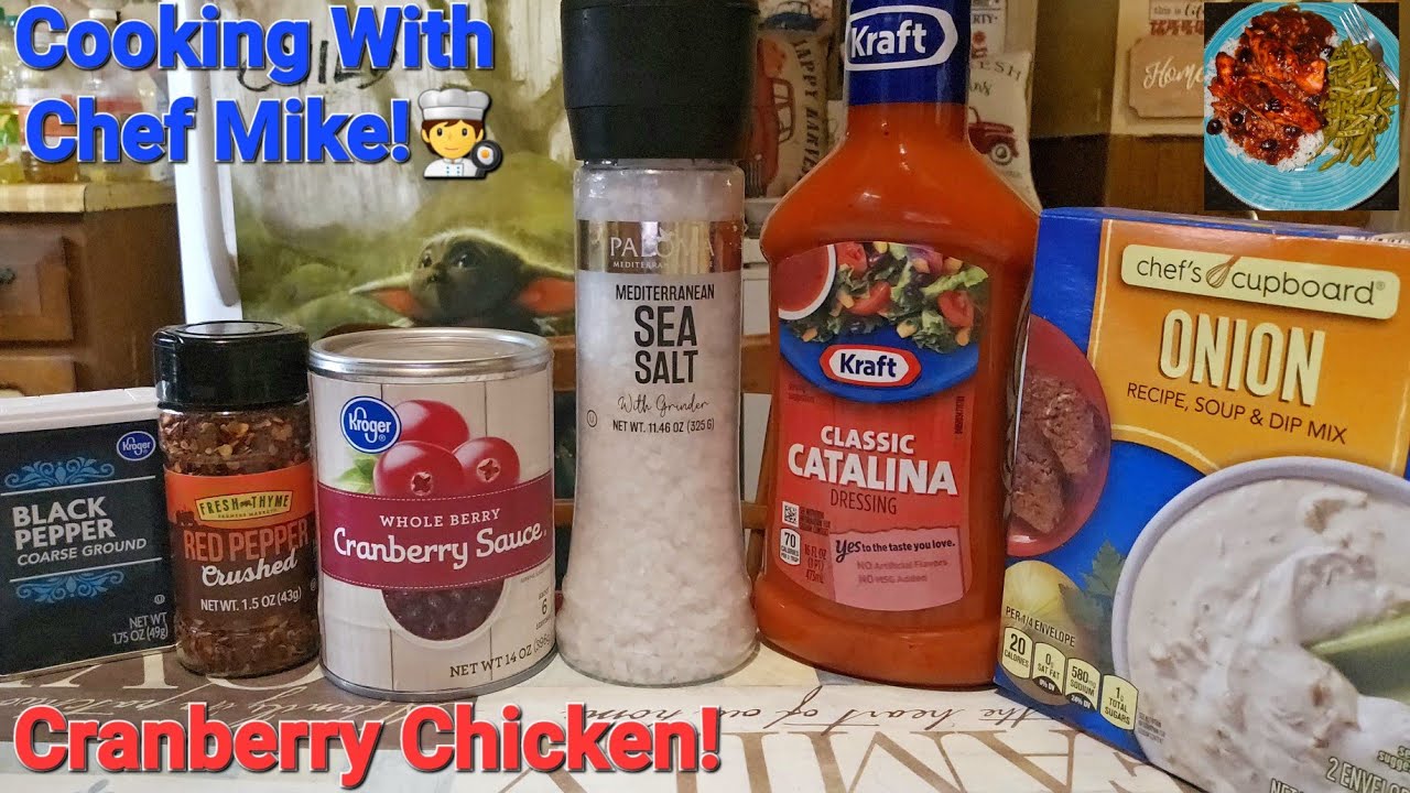 Cranberry Chicken! 🍗 Let's Cook! 🧑‍🍳 This recipe is delicious! 😋