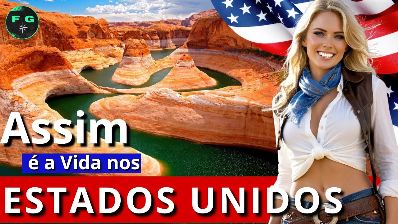 Assim é são Os ESTADOS UNIDOS: MARAVILHAS da Maior POTÊNCIA GLOBAL