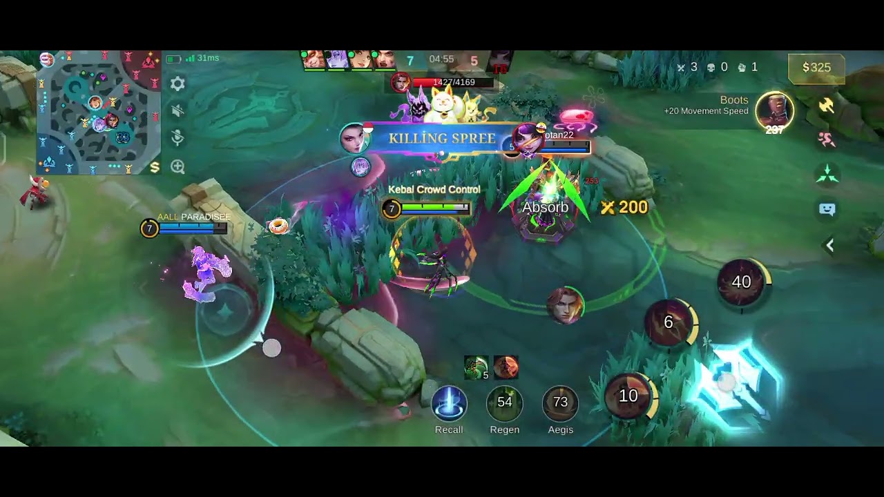 (@MobileLegends5v5MOBA) Kemenangan 1 sesion baru user hanabi