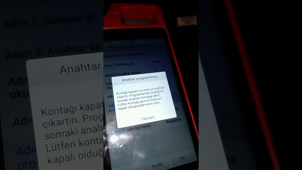 Autel Km100 Fiat Fiorino kumandalı Yedek Anahtar Yapımı