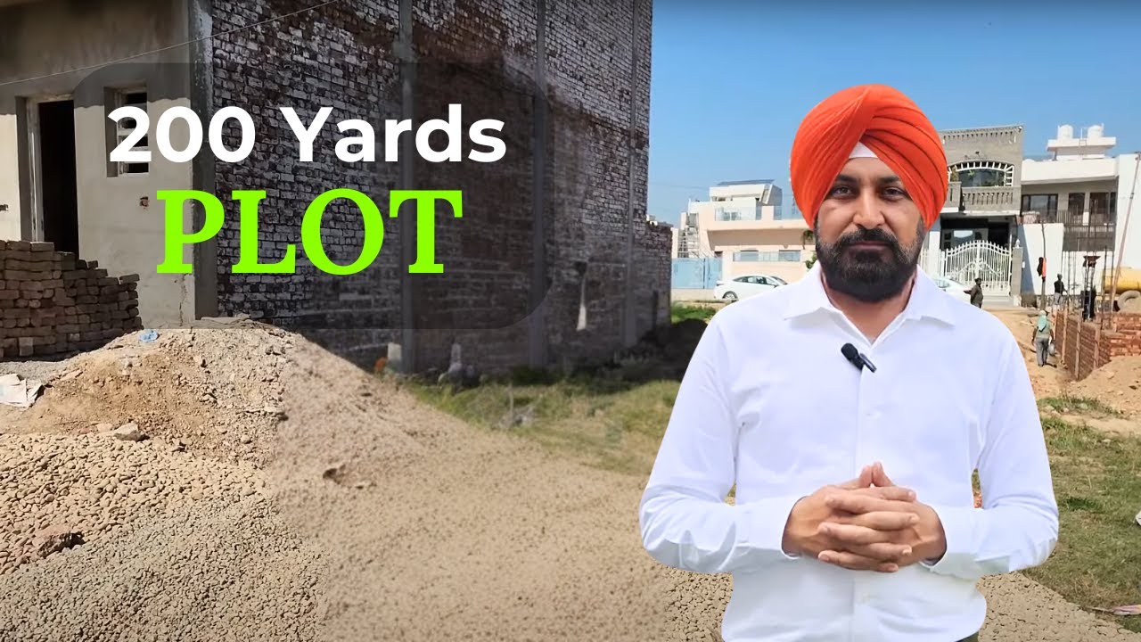 200 Yards Plot Just Near 200 feet Airport Road, Greater Mohali Near Chandigarh