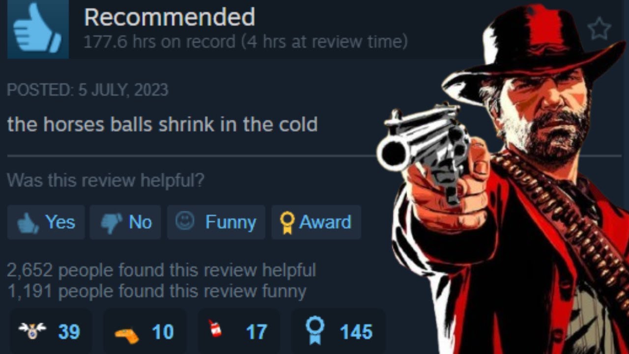 The Best Steam Reviews of Red Dead Redemption 2