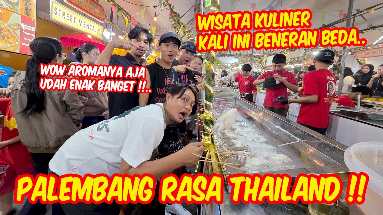 Nemu makanan unik di Palembang !! FIX INI SERASA DI THAILAND BANGET