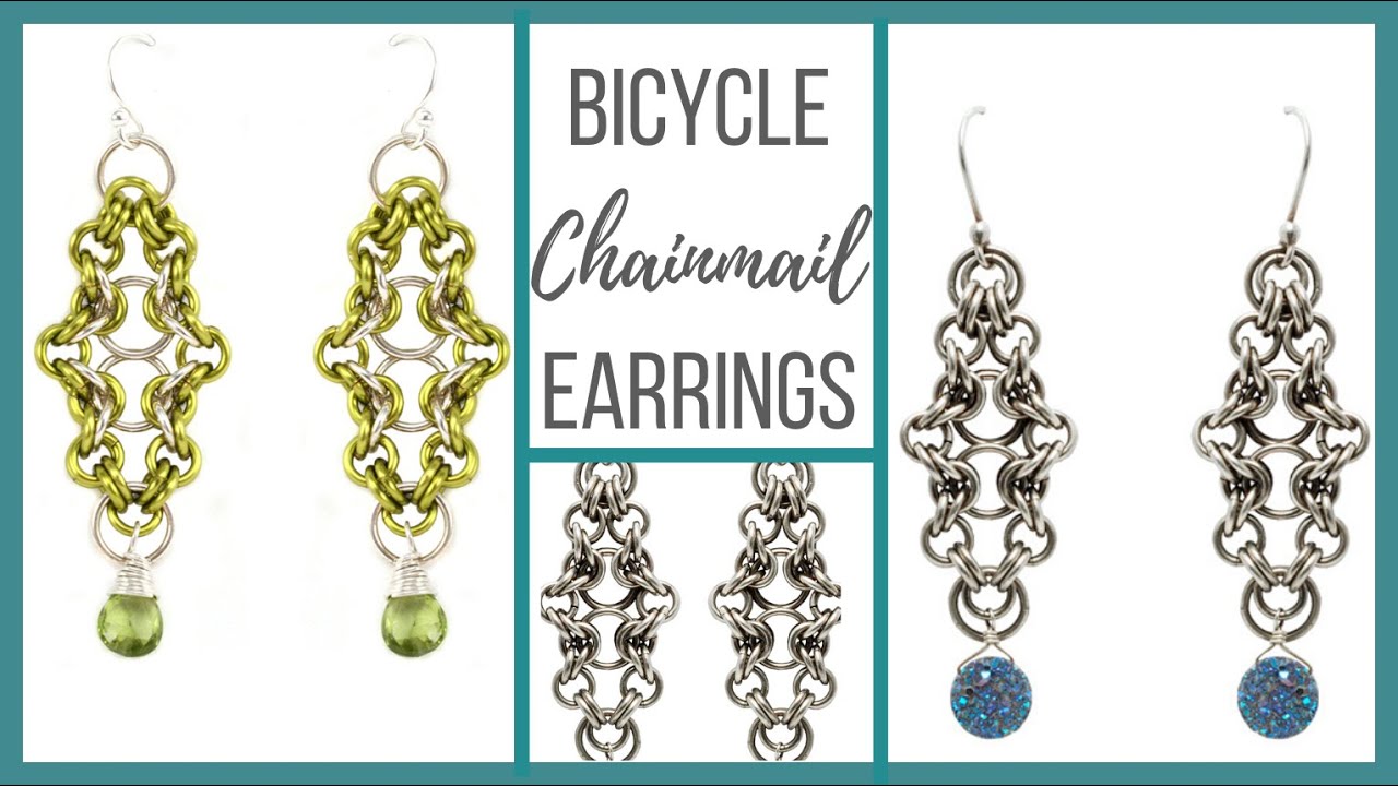 Bicycle Chainmail Earrings Tutorial - Beaducation.com