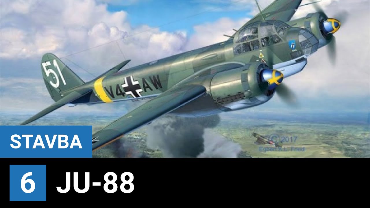 Revell - JU-88 (1:48) - 6. č&aacute;st - lakov&aacute;n&iacute; a obtisky