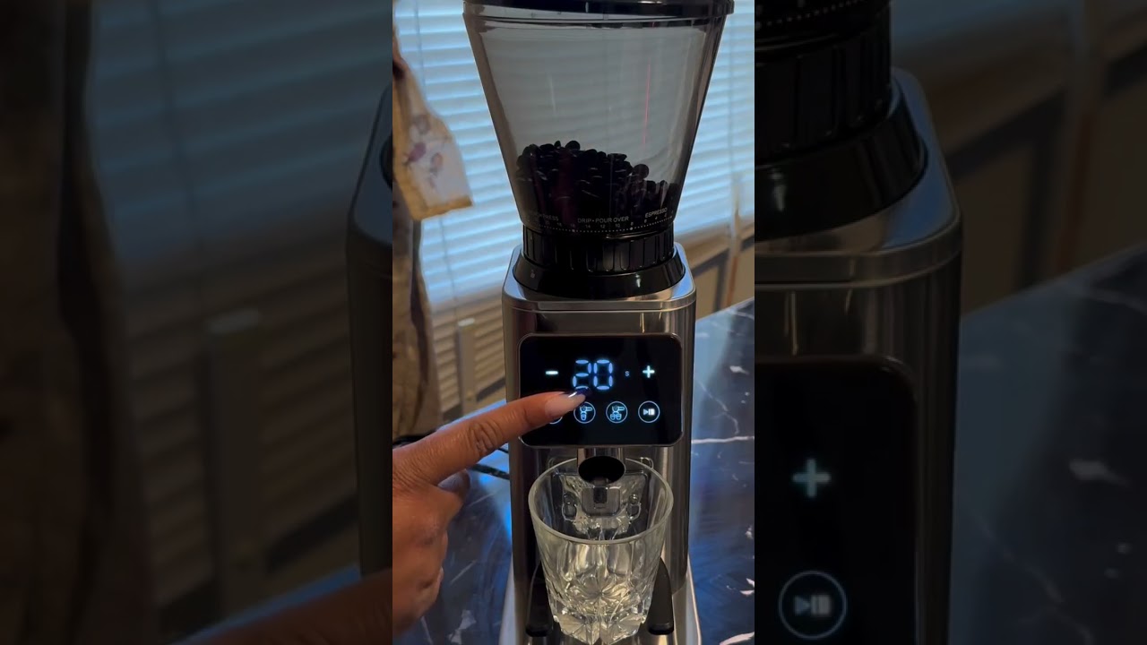 Let's check AMZCHEF coffee grinder together #amzchef #coffee #coffeegrinder #coffeelover