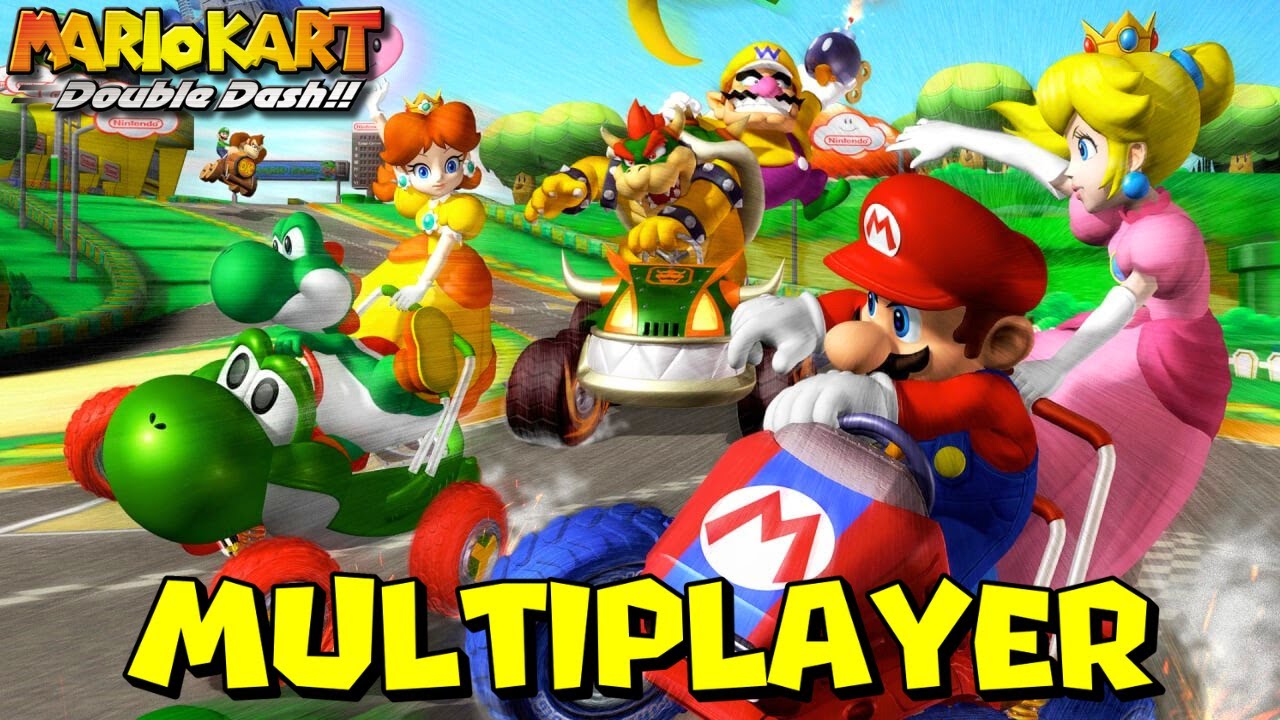 Mario Kart Double Dash!! Multiplayer - Longplay | GCN