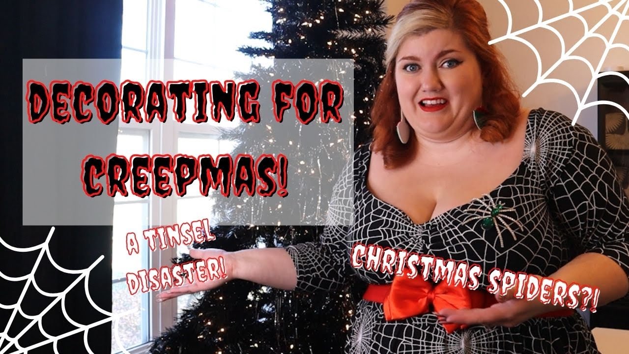 MERRY CREEPMAS! | Decorate with me for Creepmas and Learn about the Christmas Spider?!?