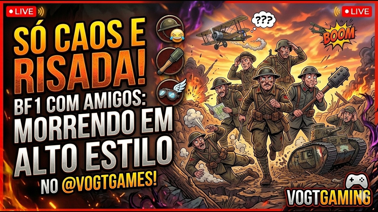 SÓ CAOS E RISADA! 😂 BF1 COM AMIGOS: MORRENDO EM ALTO ESTILO 💥🔥 #BF1