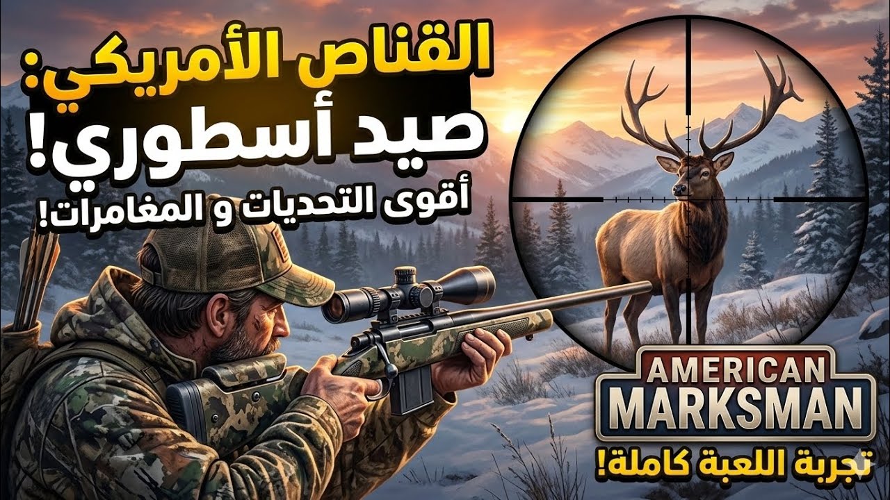 🦌American marksman part 1 لعبه الصياد