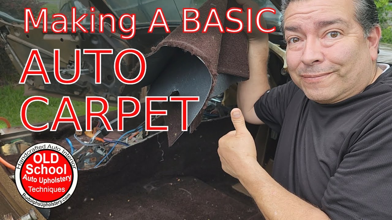 DIY How To Carpet Old School Car and Truck Not From A Kit