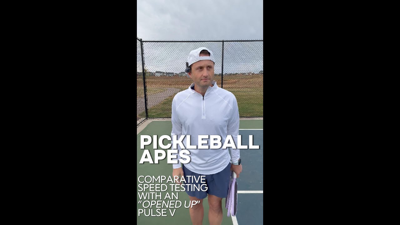 Pickleball Apes Pulse V (открытый) Тестирование мощности с течением времени