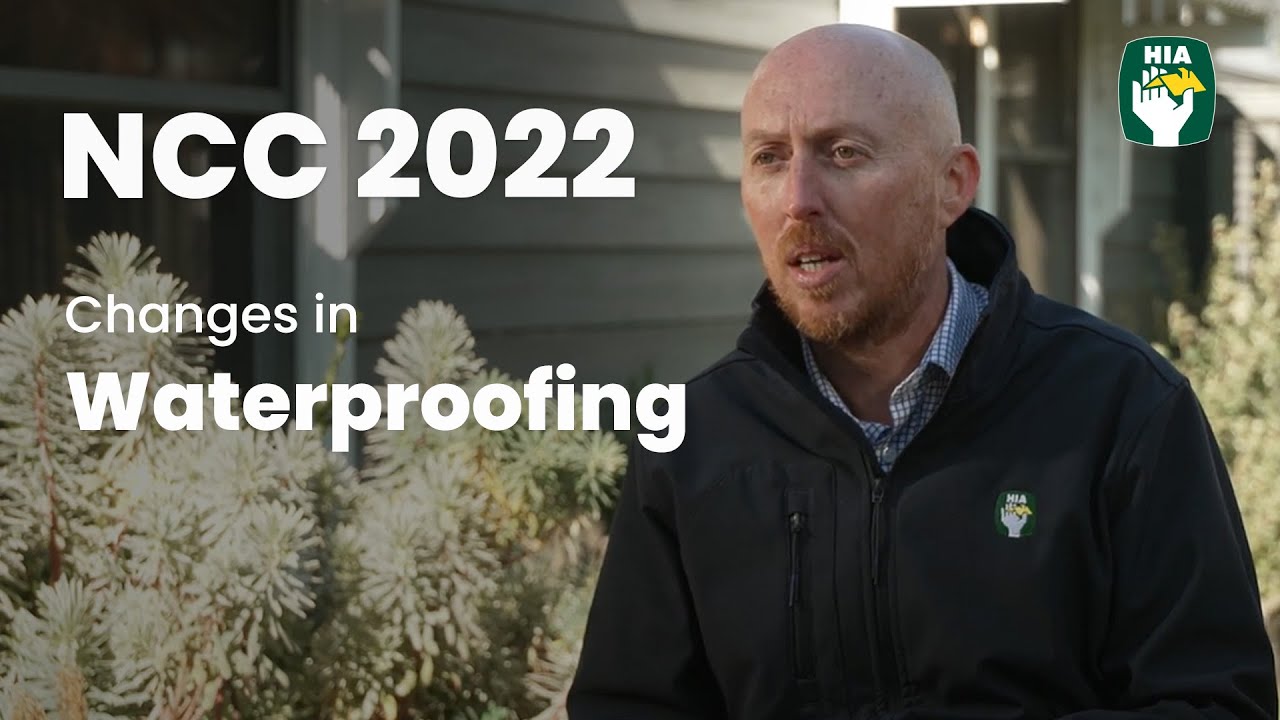NCC 2022 Changes in Waterproofing