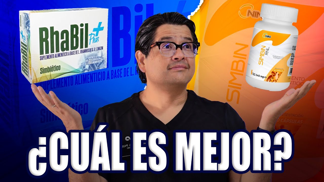 PROBIÓTICOS ¡¿Cuál es mejor para la ENFERMEDAD RENAL CRÓNICA?! 💁‍♂️☝️ #Rhabil vs #Simbin