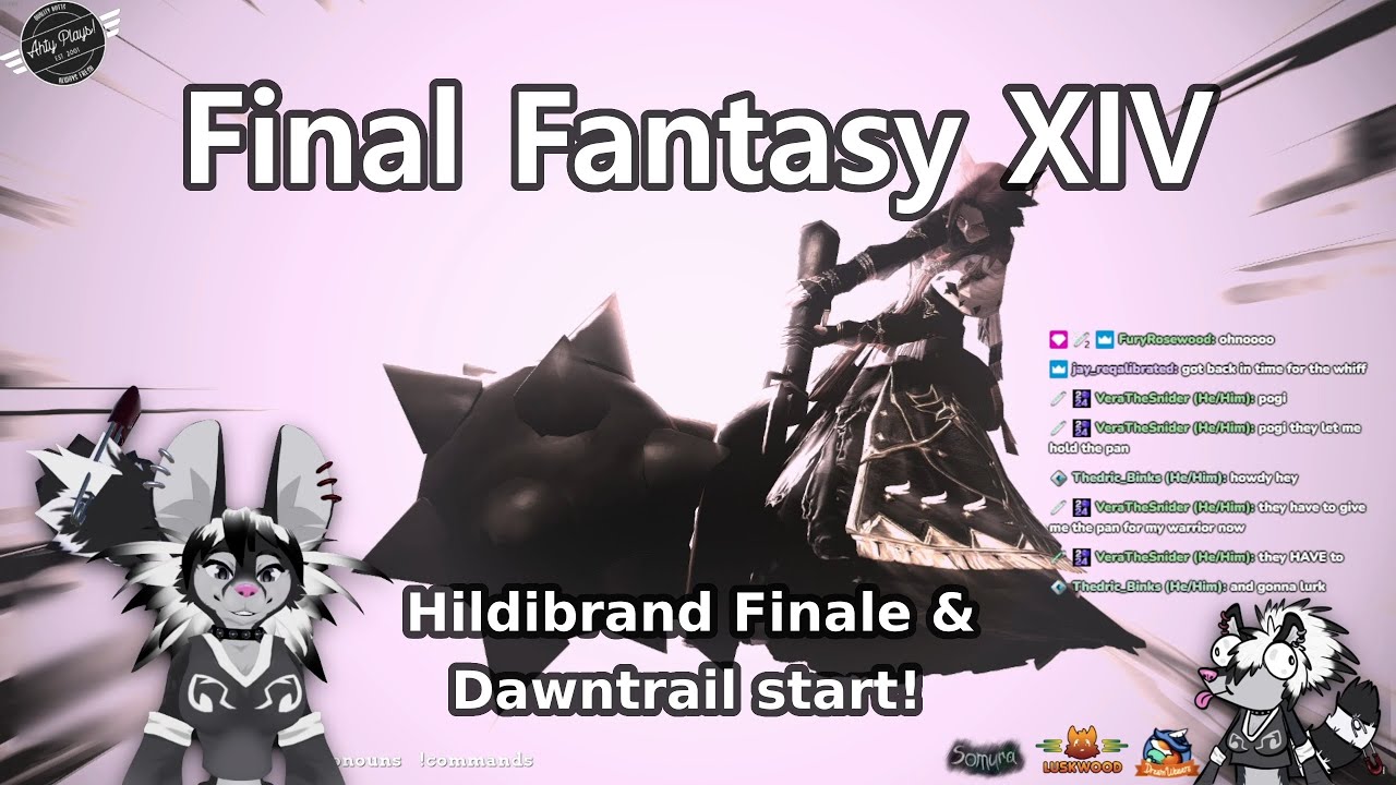 (8/22) Finishing the Endwalker Hildebrand Quests tonight y'all! Maybe MSQ later???? LETS GOOOOOO :D