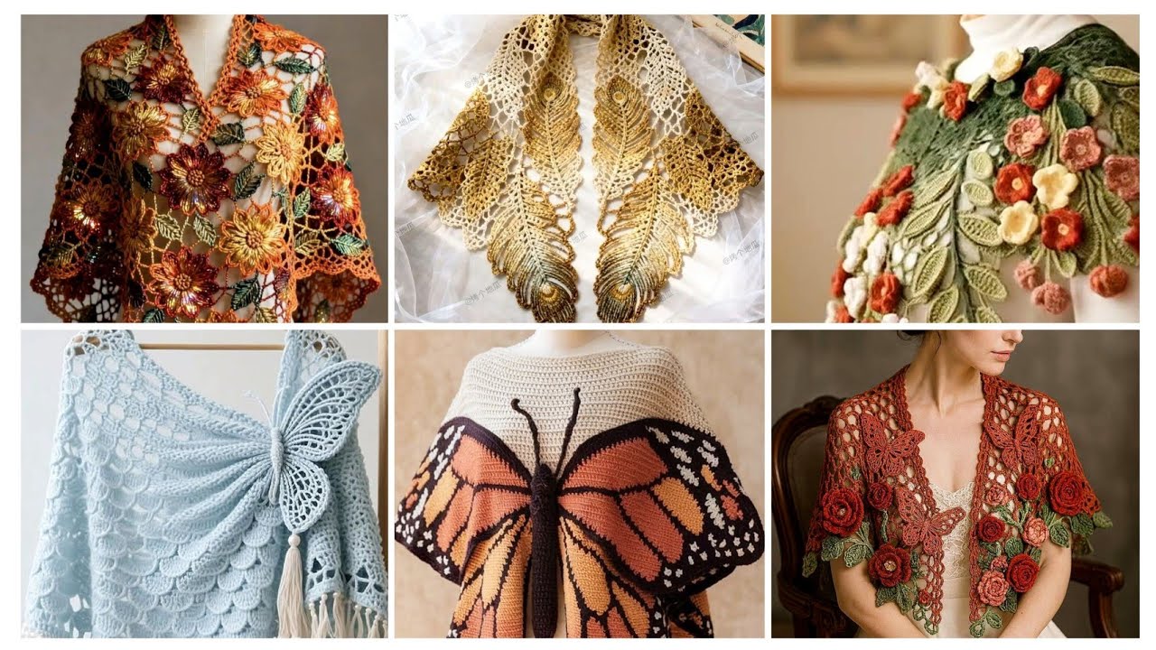 Elegant Crochet Shawls That Look Like High-End Designer Pieces