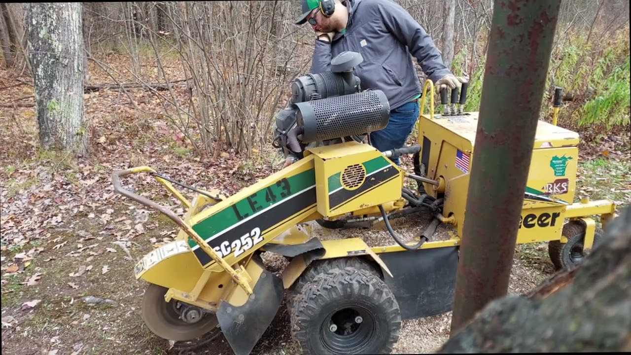 Stump Grinding Series #3 Vermeer 252