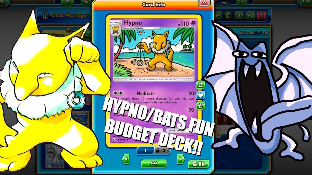 PTCGO New Sun & Moon Hypno/Bats Budget Deck! Fun Budget deck!