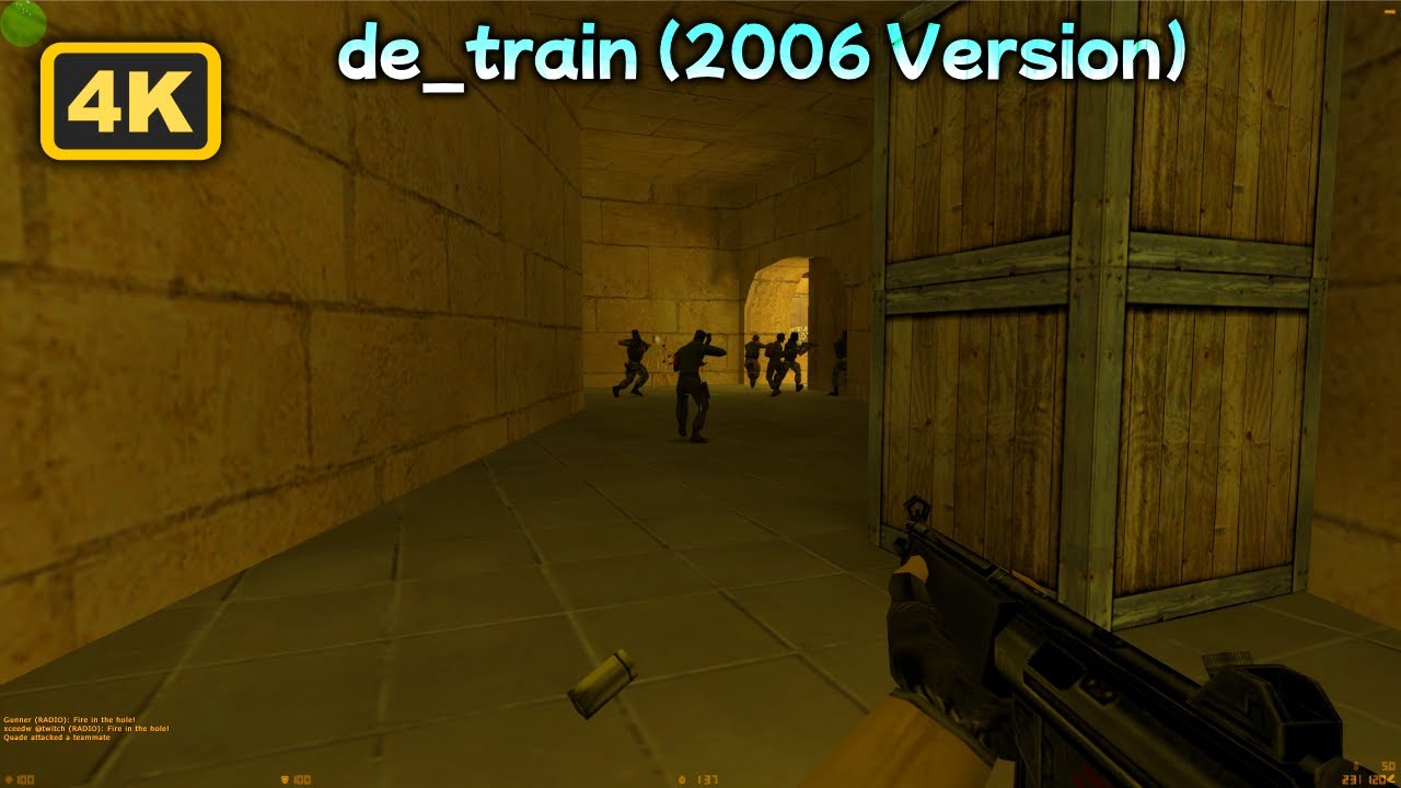 🚆 CS 1.6 Nostalgia – Train 2006 vs Expert Bots [No Commentary | 4K 60FPS]