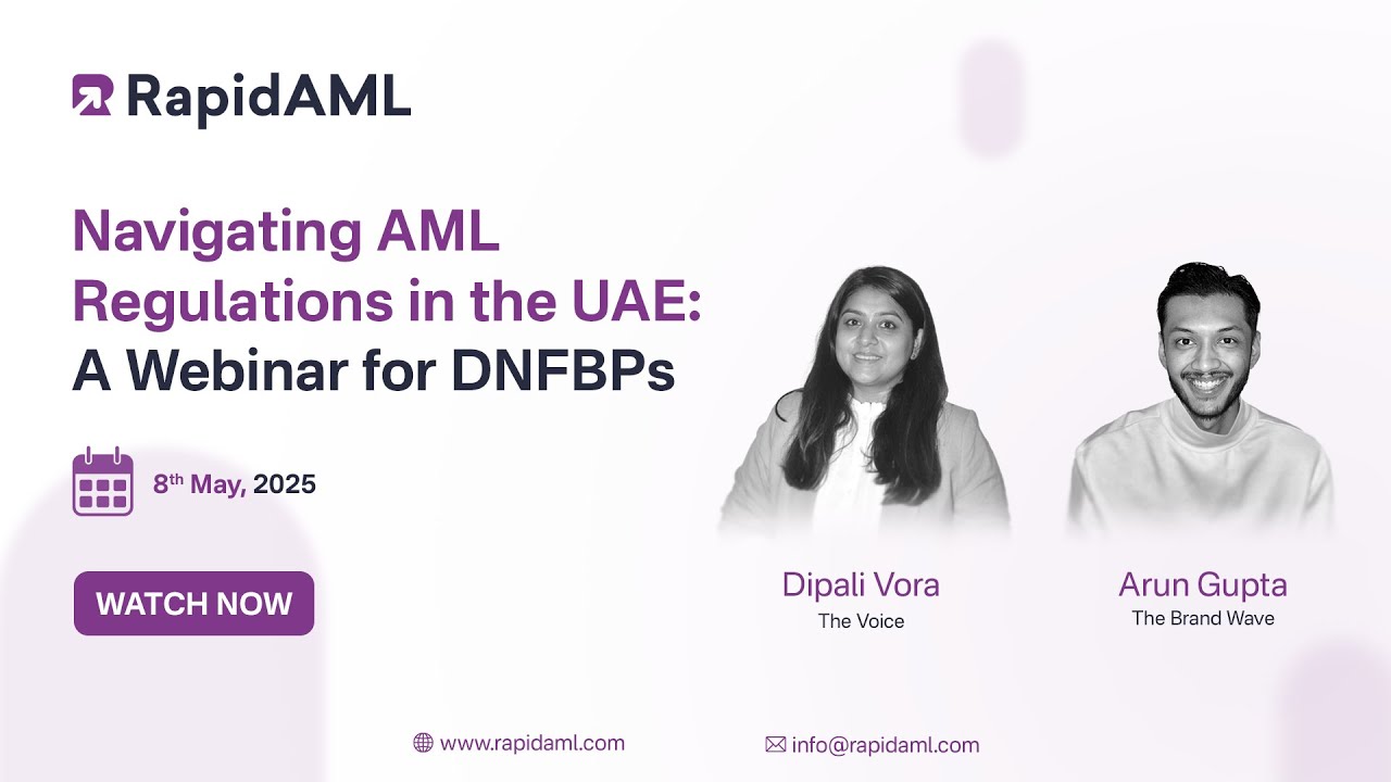 Navigating AML Regulations in the UAE: A Webinar for DNFBPs | RapidAML